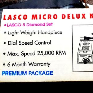 Lasco Micro Delux Nail Machine 5 Diamond Set NEW